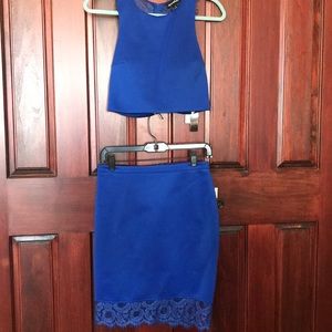 2 piece formal dress prom or pageant